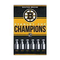 NHL Wall Poster Championship Bruins