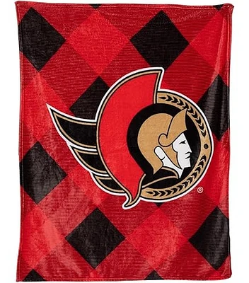NHL Cozy Cottage Throw 60x50 Senators