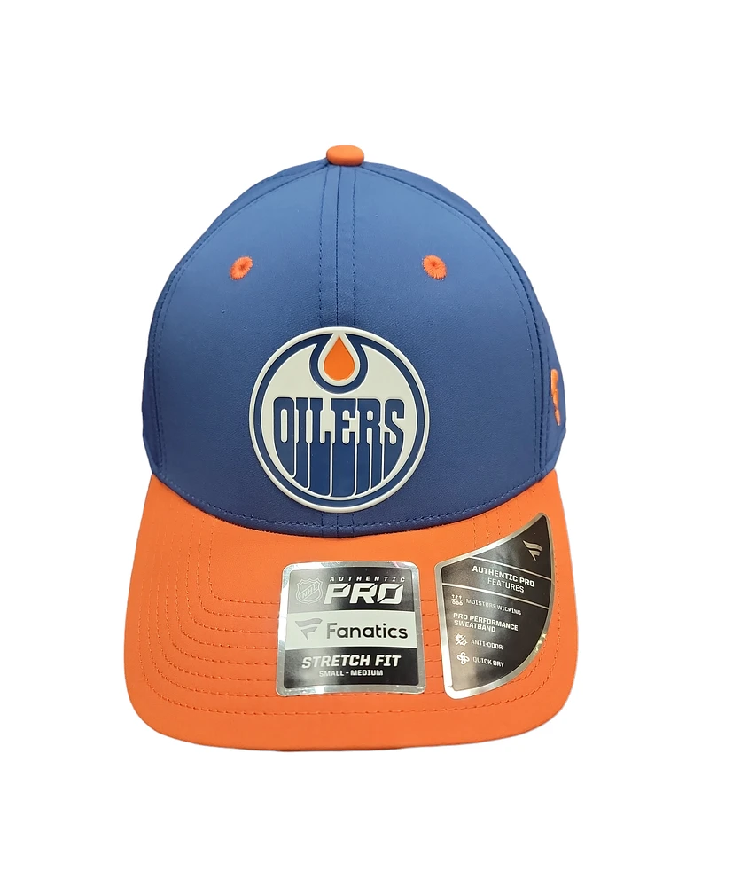 NHL Hat Structured Stretch Authentic Pro Rink Two Tone 2023 Oilers