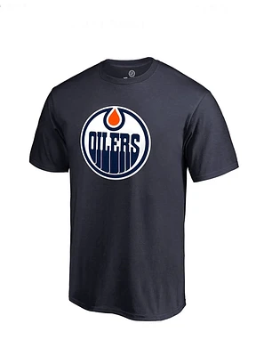 NHL T-Shirt Primary Logo Plus Size Oilers