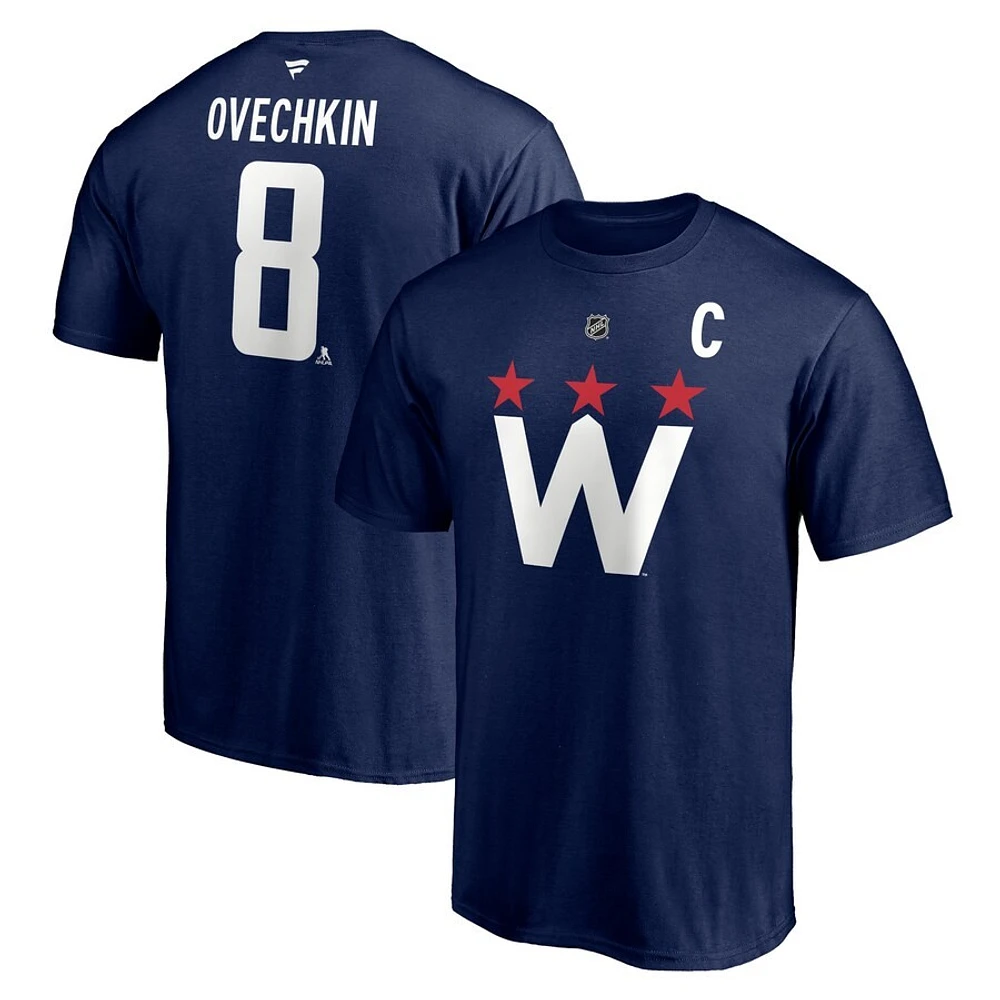 NHL Player T-Shirt Authentic Stack Alternate Alex Ovechkin Capitals