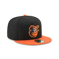 MLB Youth Hat 5950 ACPerf Road Orioles (Black & Orange)