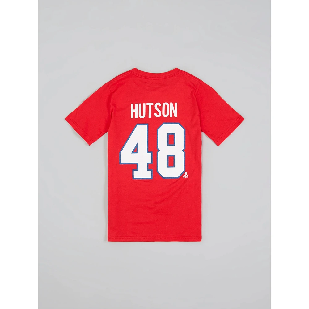 NHL Kids T-Shirt Player Lane Hutson Canadiens