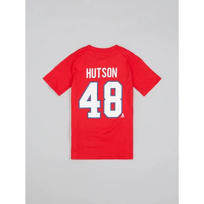 NHL Kids T-Shirt Player Lane Hutson Canadiens