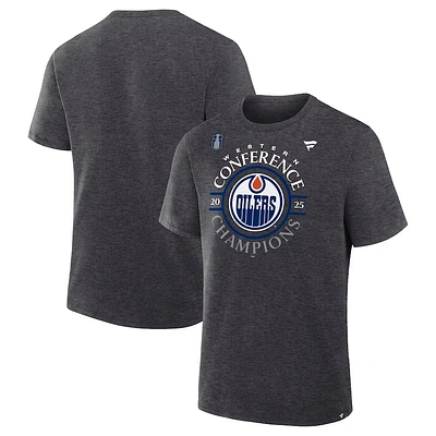 NHL T-Shirt  2025 Western Conference Champions Locker Room Oilers