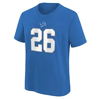 NFL Player T-Shirt Name And Number Jahmyr Gibbs Lions