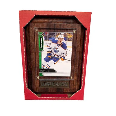 NHL Collectible Plaque with Card 4x6 Away Jersey Parkhurst Connor McDavid Oilers
