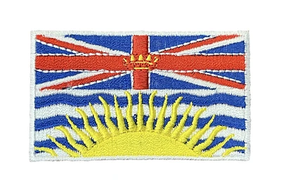 Provincial Patch Flag British Columbia