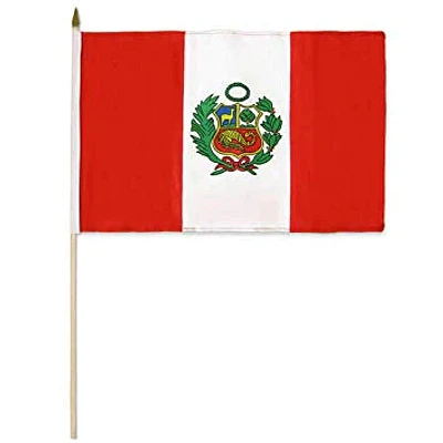 Country Mini-Stick Flag Peru