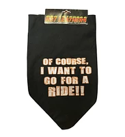 Biker Pet Bandana Go for a Ride