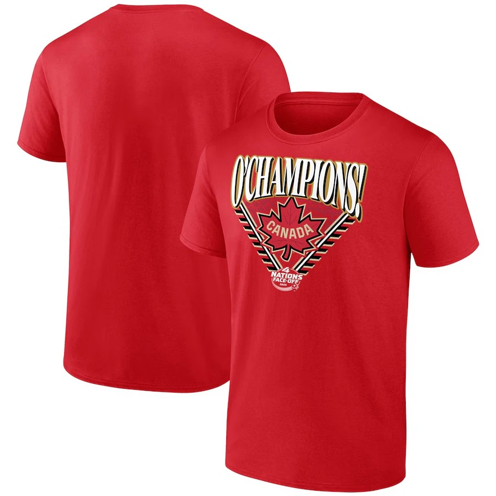 NHL T-Shirt 4 Nations Champions Hometown 2025 Team Canada