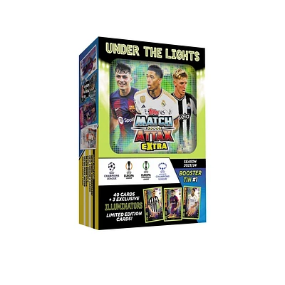 Topps Match Attax EXTRA Champions League Trading Cards Booster Tin 2024-25