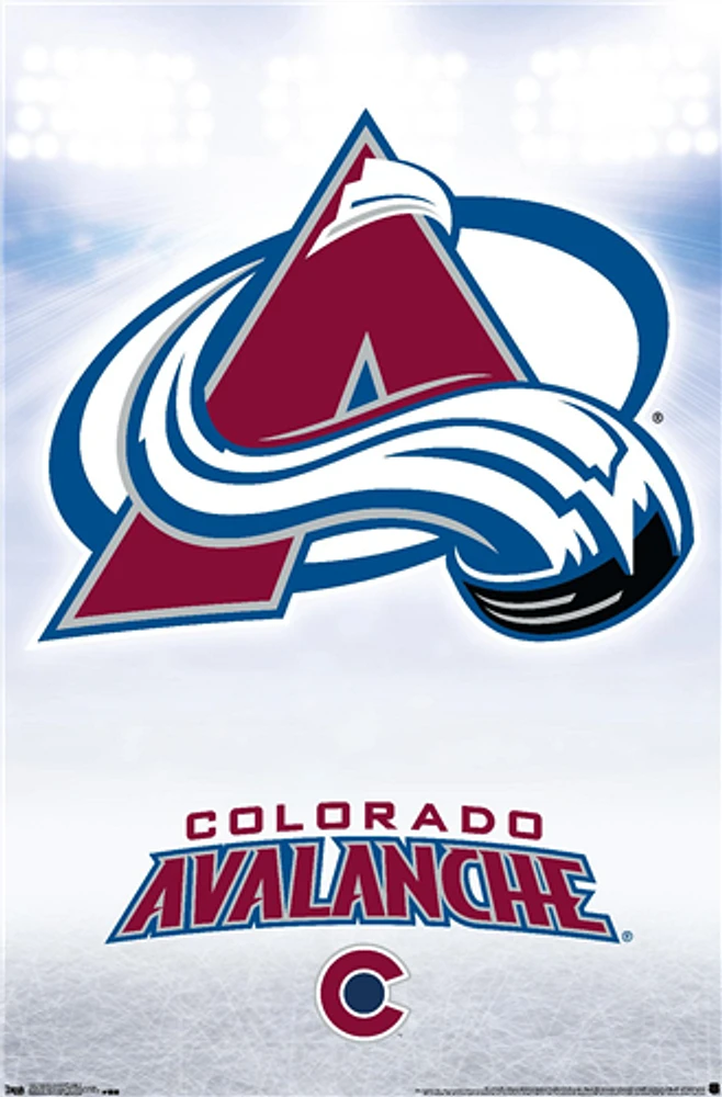 NHL Wall Poster Logo Avalanche