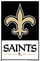 NFL Wall Poster Logo Saints