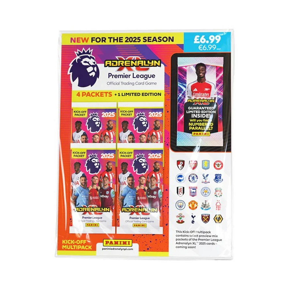 Panini Adrenalyn XL Premier League Trading Cards Kick Off 2024-25 Multi Pack