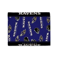 NFL Canvas Trifold Wallet Ravens