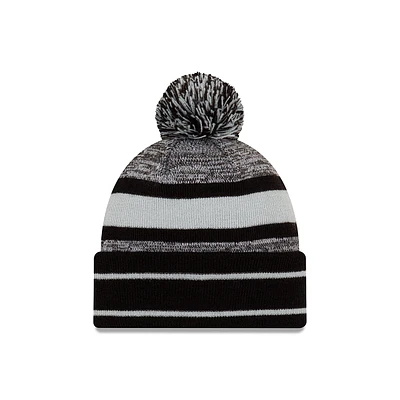 NFL Knit Hat Pom Cuff Raiders