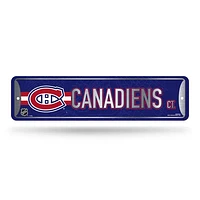 NHL Metal Street Sign 4" x 15 Canadiens