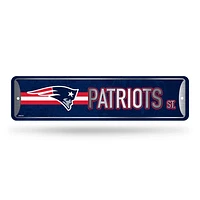 NFL Metal Street Sign 4" x 15 Patriots