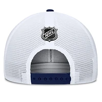 NHL Hat Structured Adjustable Trucker Authentic Pro Rink Side Navy 2026 Canadiens