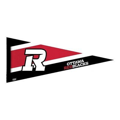 CFL FELT PENNANT REDBLACKS 2024 Logo