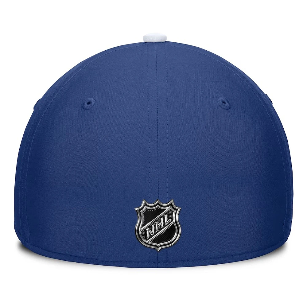 NHL Hat Structured Stretch Authentic Pro Rink Flex Two Tone 2024 Maple Leafs