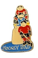 Hockey Lapel Pin Hockey Dad #2