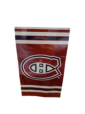 NHL Striped Vertical Banner Flag 30" x 50" Canadiens
