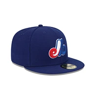 MLB Hat 5950 Cooperstown Dark Royal Expos