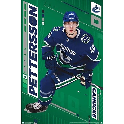 NHL Player Wall Poster Elias Pettersson Canucks