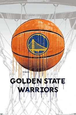 NBA Wall Poster Drip Basketball Warriors