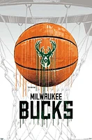 NBA Wall Poster Drip Basketball Bucks