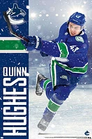 NHL Player Wall Poster Quinn Hughes Canucks