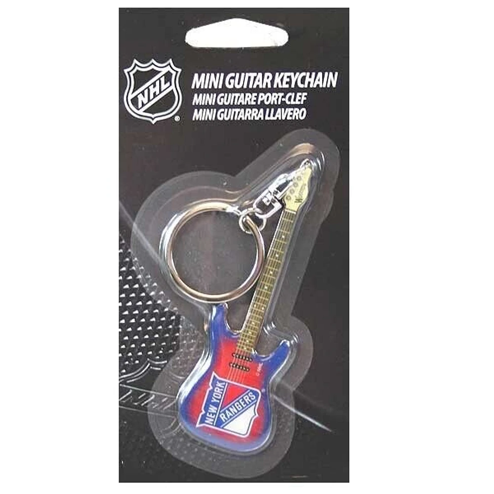 NHL Keychain Guitar Rangers