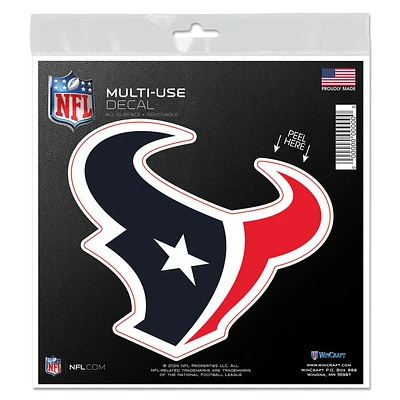 NFL Multi Use Decal 3.75x5 Logo Texans