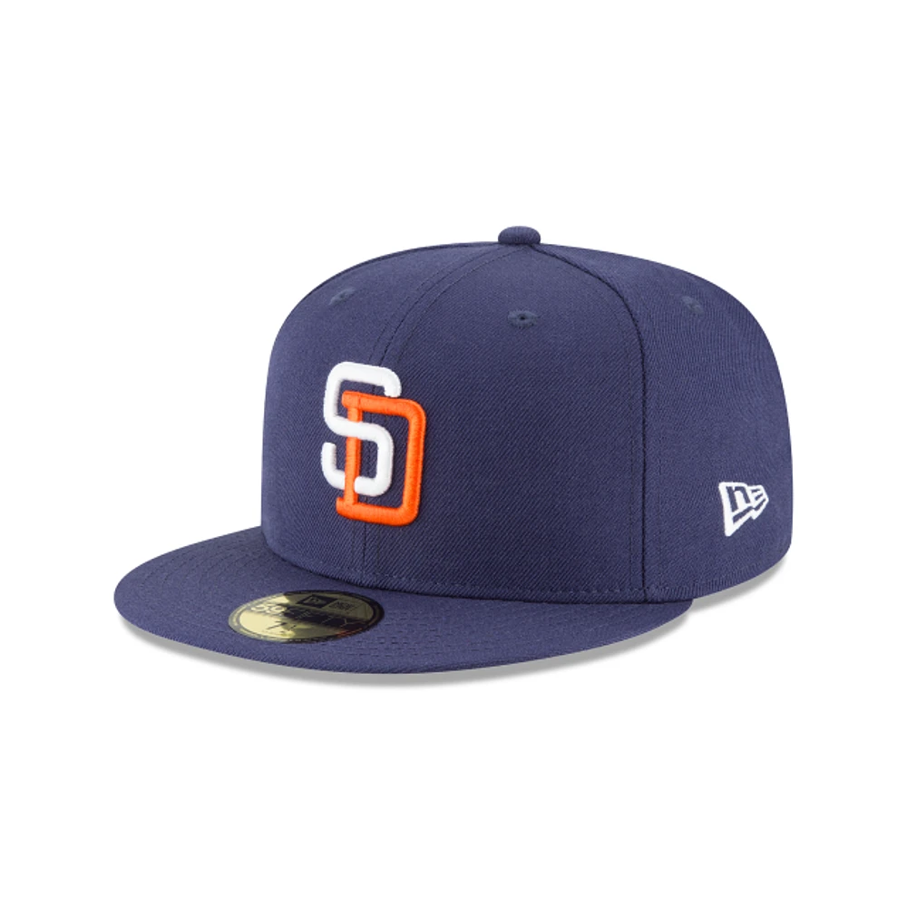 MLB Hat 5950 1991 Cooperstown Wool Padres (Navy Blue)