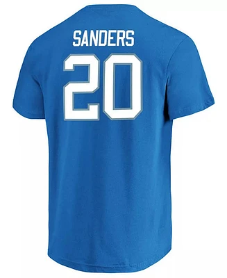 NFL Player T-Shirt Hall of Fame Name And Number Barry Sanders Lions