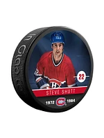 NHL Alumni Player Puck Steve Shutt Canadiens