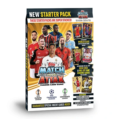 Topps Match Attax Champions League Trading Cards 2024-25 Starter Pack