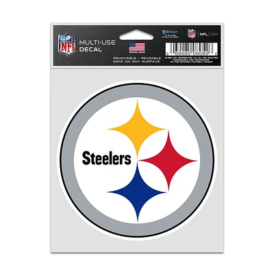 NFL Multi Use Decal 3.75x5 Logo Steelers