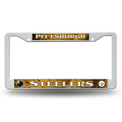 NFL License Plate Frame Plastic Steelers