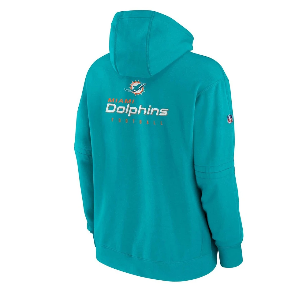 NFL Hoodie Club Double Sided Dolphins