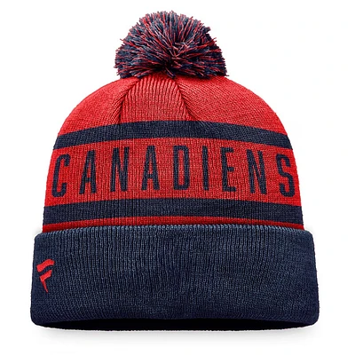 NHL Knit Hat Team Cuffed Beanie Canadiens