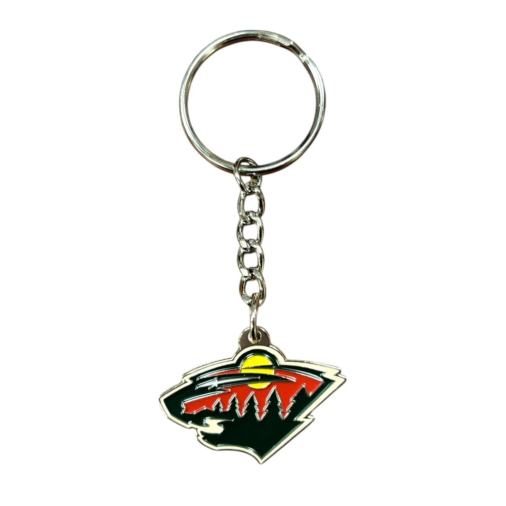 NHL Keychain Logo Wild