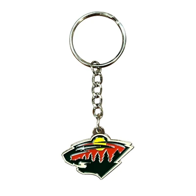 NHL Keychain Logo Wild