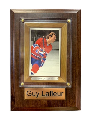 NHL Collectible Plaque with Card 4x6 Frame Guy Lafleur Canadiens