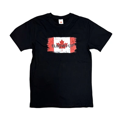 Country T-Shirt Elbows Up Brush Stroke Canada