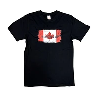Country T-Shirt Elbows Up Brush Stroke Canada