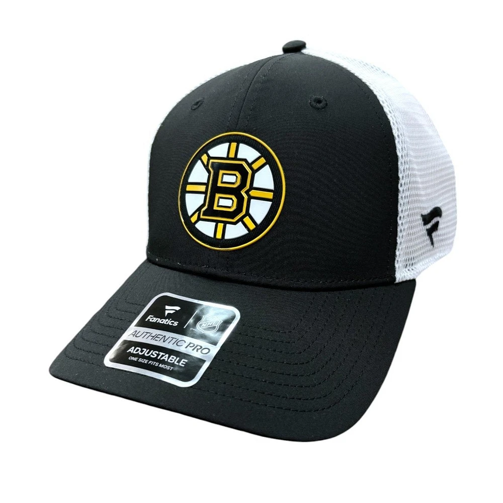 NHL Hat Authentic Pro Structured Adjustable Rink Bruins