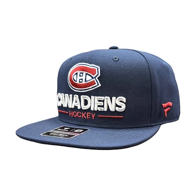 NHL Hat Snapback Authentic Pro Rink 3 Canadiens